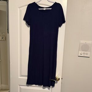 Old Navy Classic Blue Midi Dress